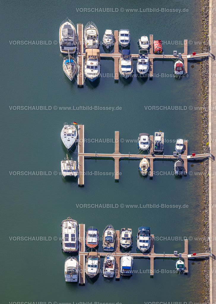 Gelsenkirchen220402397 | Luftbild, Bootsanlegestelle im Yachthafen Marina am Hafenquartier Graf Bismarck am Rhein-Herne-Kanal, Bismarck, Gelsenkirchen, Ruhrgebiet, Nordrhein-Westfalen, Deutschland