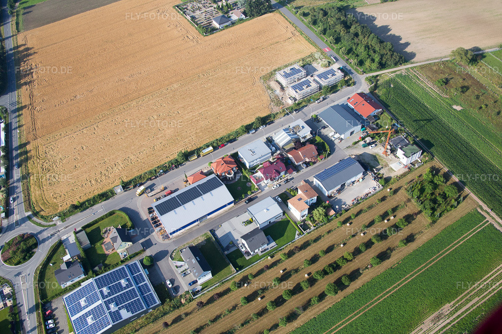 Luftbild: Inside Performance im Ortsteil Auerbach in Bensheim im Bundesland Hessen in Deutschland. Foto: IMG_091475.jpg vom 07.07.2016 durch Werner Riehm/FLY-FOTO.de