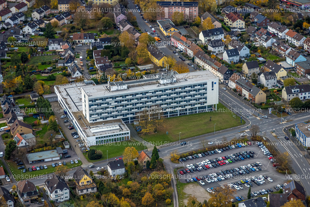 Hagen251101546 | Luftbild, Fachhochschule Südwestfalen, Standort Hagen, Schule, Hochschulviertel, Hagen, Ruhrgebiet, Nordrhein-Westfalen, Deutschland
