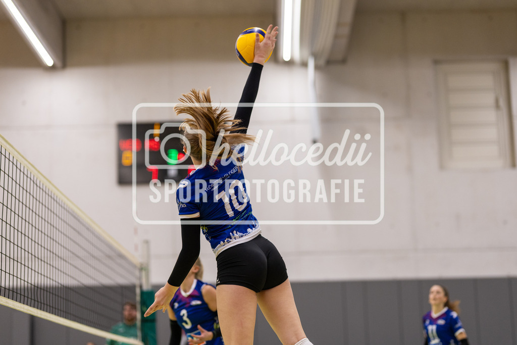 Volleyball I Frauen I Saison 2025-2026 I 2. Bundesliga Nord I 15. Spieltag I VCO Münster - VC Osnabrück I 25.01.2026-058 | Mailin Kreymborg (10, VC Osnabrück) - Realisiert mit Pictrs.com