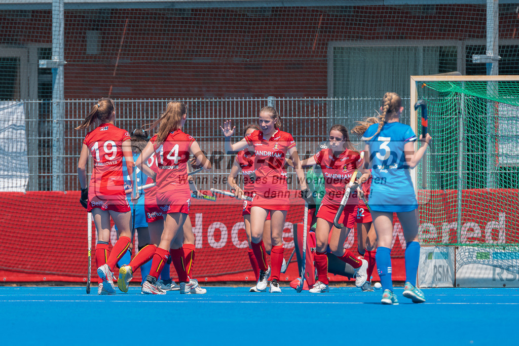 HK_20230708_109784 | Euro Hockey WU18 Belgium - Scotland Championship Girls &amp; Boys am 8.7.2023 CHTC , Krefeld ,