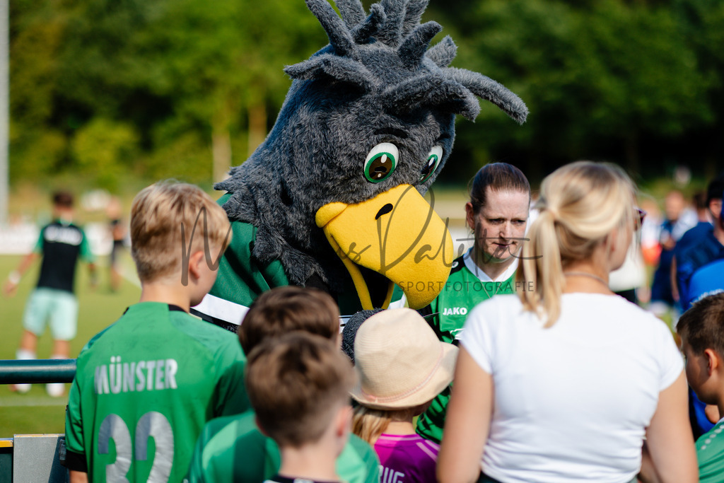 Testspiel, Saison 2026/27: SC Preußen Münster - Kickers Emden | Billerbeck, 10.07.2026: Testspiel, SC Preußen Münster gegen Kickers Emden auf der Anlage des DJK Billerbeck in Billerbeck. Foto: sportfotografie.ms | Markus Paletta - Realisiert mit Pictrs.com