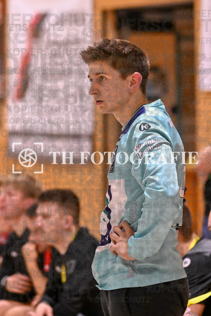 GER, SG Maulburg/Steinen - HSG Dreiland, Handball, Landesliga Suedbaden, 4. Spieltag, Saison 2024/2025, 12.10.2024 | Eike Nasdala (SG Maulburg/Steinen, #98)GER, SG Maulburg/Steinen - HSG Dreiland, Handball, Landesliga Suedbaden, 4. Spieltag, Saison 2024/2025, 12.10.2024Foto: TH Fotografie/Thomas Hess