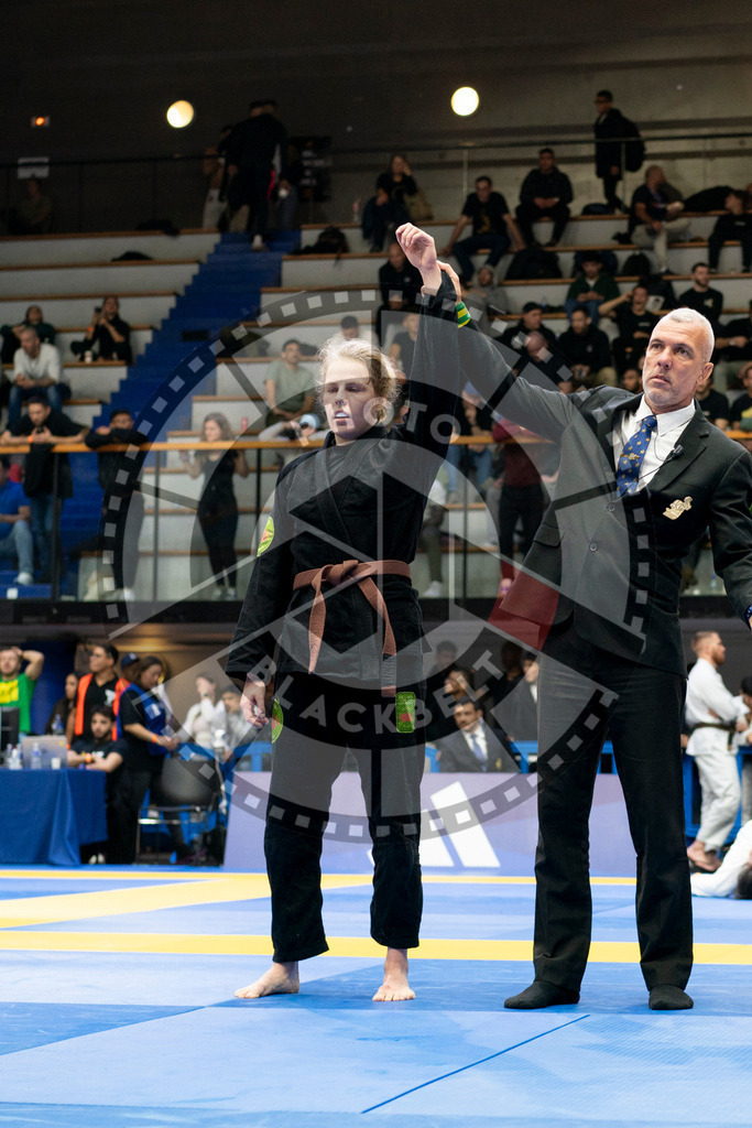 20240124PBB01976 | Fighters compete during the second day of the IBJJF European Championship in Paris, France, on January 24, 2024.