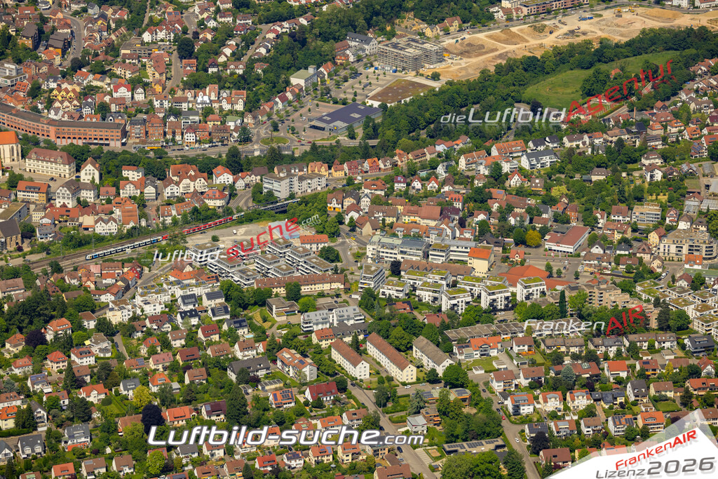 Das Luftbild zeigt  Backnang - Die Luftaufnahme wurde 2023 vom UL-Flugzeug aus erstellt ( keine Drohne ) - Hochauflösende Luftaufnahme - Für grossformatige Ausdrucke geeignet. Die Geschenkidee !Mit Lizenz und Bildrechte bestellbar