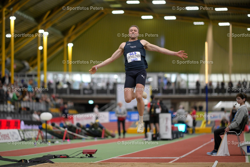 DM Halle 2026_Samstag-159 | 28.02.2026, xkaix, Leichtathletik Deutsche Meisterschaften Halle 2026,  v.l. Maximilian Entholzner (Munich Athletics) - Realisiert mit Pictrs.com