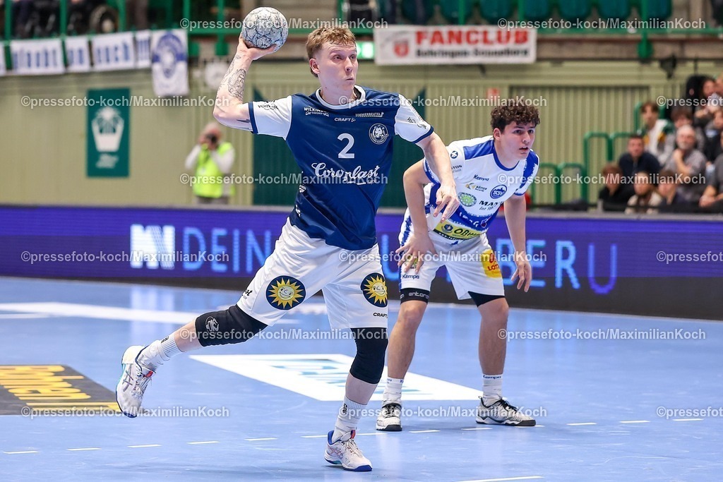 BHC11122501097 | 11.12.2025, Handball, HBL, Bergischer HC - ThSV Eisenach, Unihalle Wuppertal: Noah Beyer (BHC #02) 