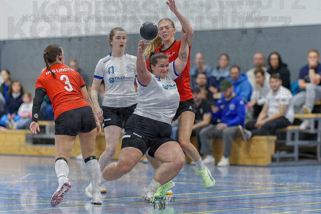 Frauen 2. Bezirksklasse; SG Rechtenbach - HSG Linden II | Frauen 2. Bezirksklasse; SG Rechtenbach - HSG Linden II am 16.11.2025 in Rechtenbach (Sporthalle Rechtenbach)Photo © 2025 - Jörg Heinrich - Realisiert mit Pictrs.com