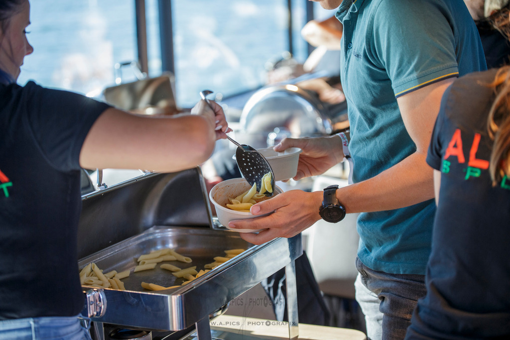 ..... | 06.09.2025, AUSTRIA, Mondsee, ALOHA TRI MONDSEE - Pastaparty , Image shows: Photo: WAPICS / Willdoner Andreas