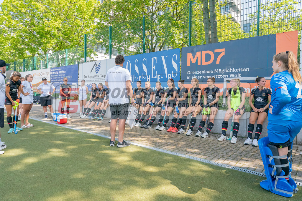 HK_20230823_902673 | 4 Nations Tournament Spiel um Platz 1 ( WU21 ) Germany - Spanien am 23.8.2023 DHC Düsseldorf, Düsseldorf ,