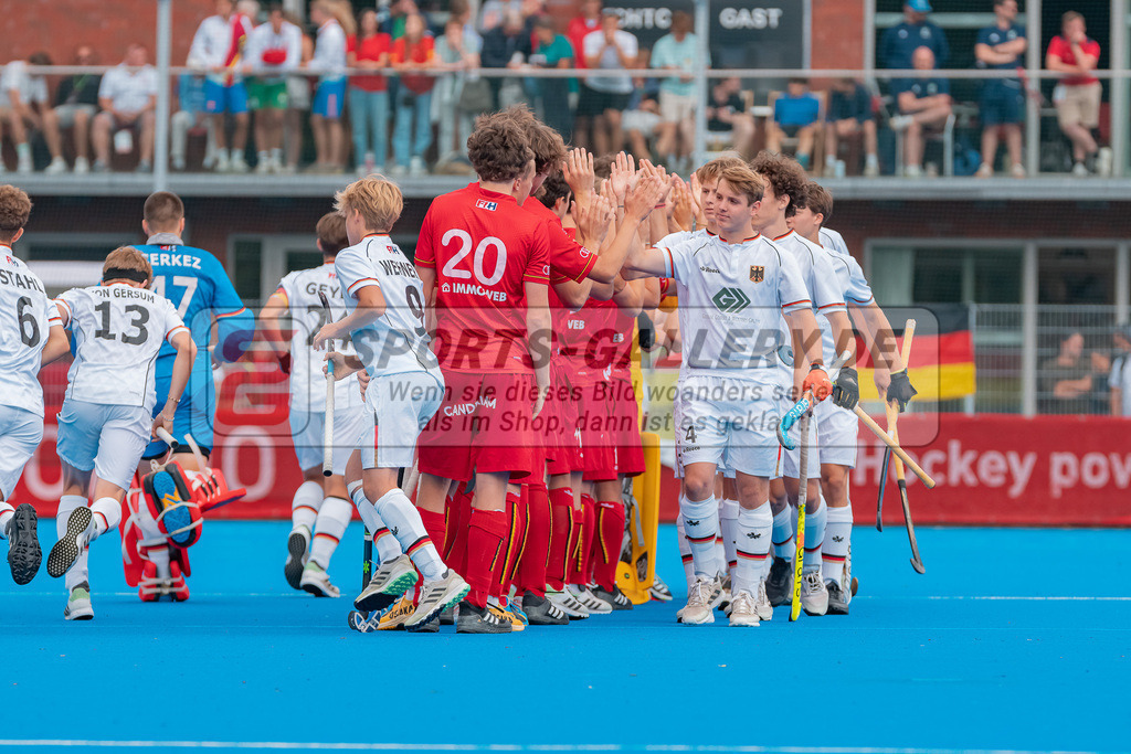 HK_20230716_102795 | Euro Hockey MU18 Boys Finale Belgium vs Germany Championship Girls &amp; Boys am 16.7.2023 CHTC , Krefeld ,