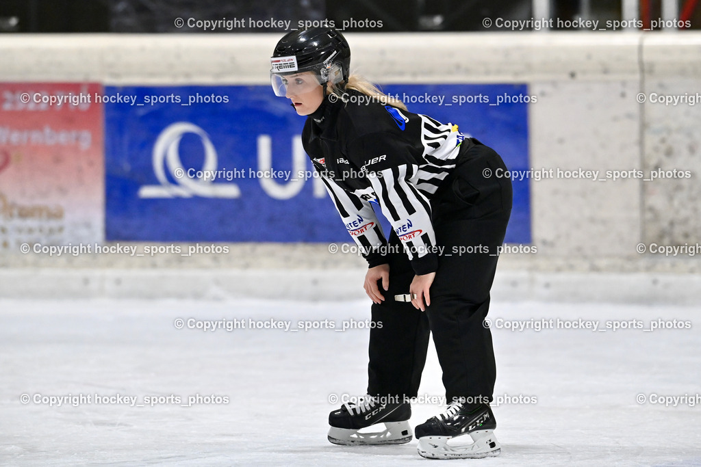 MET PHOTOVOLTAIK HORNETS SPITTAL vs. EC VSV juniors U20  | Klemm Anja Referee, MET PHOTOVOLTAIK HORNETS SPITTAL vs. EC VSV juniors U20 , MET PHOTOVOLTAIK HORNETS SPITTAL vs. EC VSV juniors U20  am 05.11.2024 in Spittal an der Drau (Goldeck Stadion), Austria, (Photo by Bernd Stefan)
