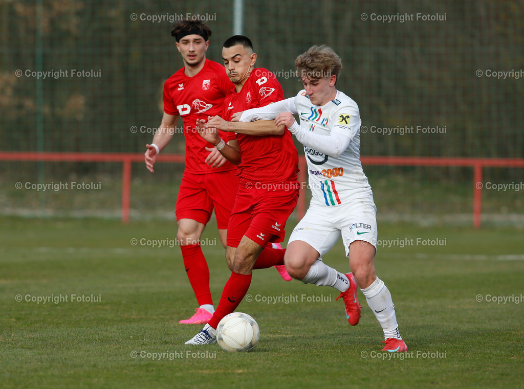 A_LUI_22032025_18 | SPORT,FUSSBALL,REGIONALLIGA MITTE ASKOE OEDT-HERTHA WELS 22.03.2025 IM BILD: FILIP BRESKIC (OEDT) UND ALEXANDER MAYER (WELS) FOTO:FOTOLUI