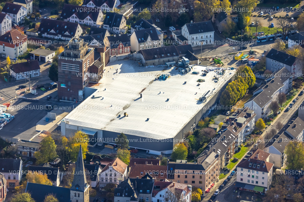 Bochum221100338 | Luftbild, Edeka Supermarkt Sanierung, ehem. real Supermarkt, Matrix Musikclub im ehemaligen Schultheiss Brauereigebäude, Langendreer, Bochum, Ruhrgebiet, Nordrhein-Westfalen, Deutschland