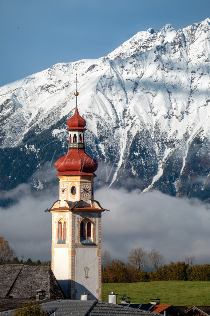 Tulfes | Kirche von Tulfes mit Nordkette