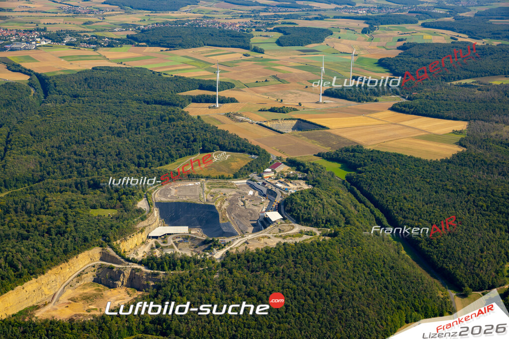 Das Luftbild zeigt : Wirmsthal Euerdorf - Die Luftaufnahme wurde 2024 vom UL-Flugzeug aus erstellt ( keine Drohne ) - Hochauflösende Luftaufnahme - Für grossformatige Ausdrucke geeignet. Die Geschenkidee !Mit Lizenz und Bildrechte bestellbar