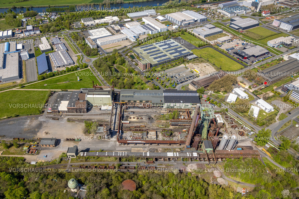 Hattingen230406821 | Luftbild, Ehemaliger Hochofen der Henrichshütte, Welper, Hattingen, Ruhrgebiet, Nordrhein-Westfalen, Deutschland