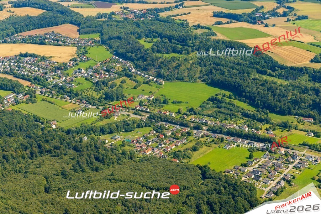 Schrägluftbild  Leopoldstal  Horn-Bad Meinberg - Das Luftbild wurde 2025 vom UL-Flugzeug heraus erstellt (ohne Drohne- keine Drohnenaufnahme ) - Hochauflösende Luftaufnahme -Nicht vergleichbar mit Google Maps oder Satelittenbilder- Die Geschenkidee !Mit Lizenz und Bildrechte bestellbar