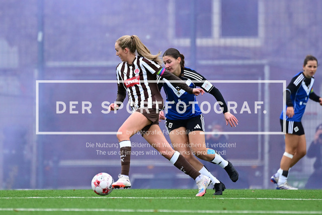 Fußball I Frauen I Saison 2025-2026 I Regionalliga Nord I 10. Spieltag I FC St. Pauli - Hamburger SV U20 I 11181 | Der Sportfotograf. - Realisiert mit Pictrs.com
