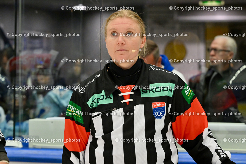 EC IDM Wärmepumpen VSV vs. Pioneers Vorarlberg | KAINBERGER JULIA Referee, EC IDM Wärmepumpen VSV vs. Pioneers Vorarlberg, EC IDM WÄRMEPUMPEN VSV vs. Pioneers Vorarlberg am 03.10.2025 in Villach (Stadthalle Villach), Austria, (Photo by Bernd Stefan)