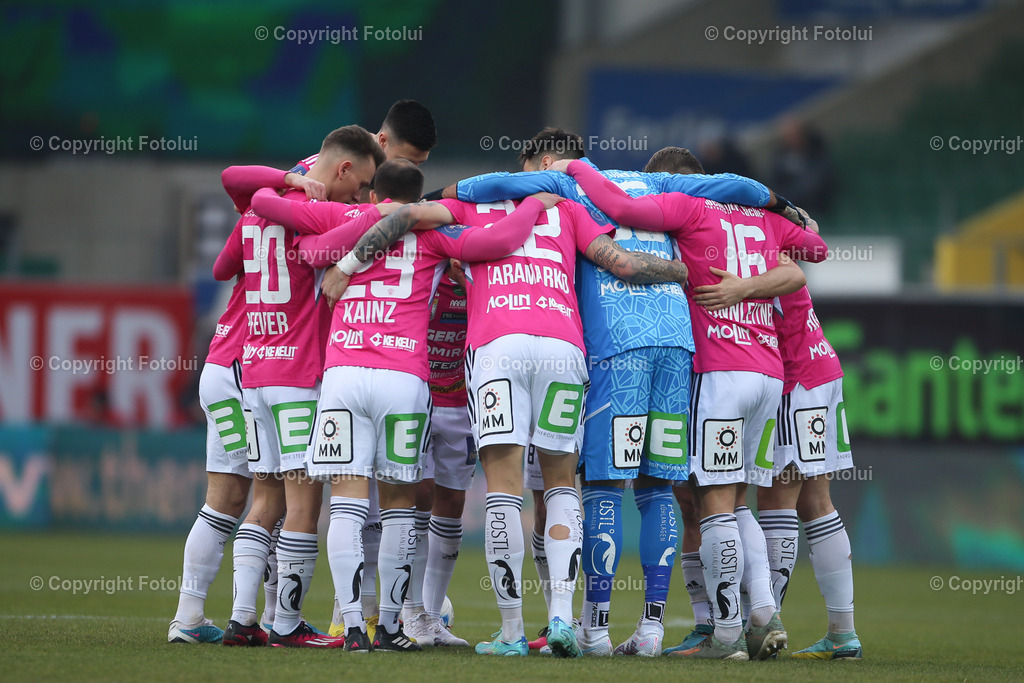 A_LUI_20230212_0003 | SPORT FUSSBALL ADMIRAL BUNDESLIGA SV RIED VS TSV HARTBERG
IM BILD: TSV Egger Glas Hartberg (TSV Hartberg)

FOTO:FOTOLUI/UW