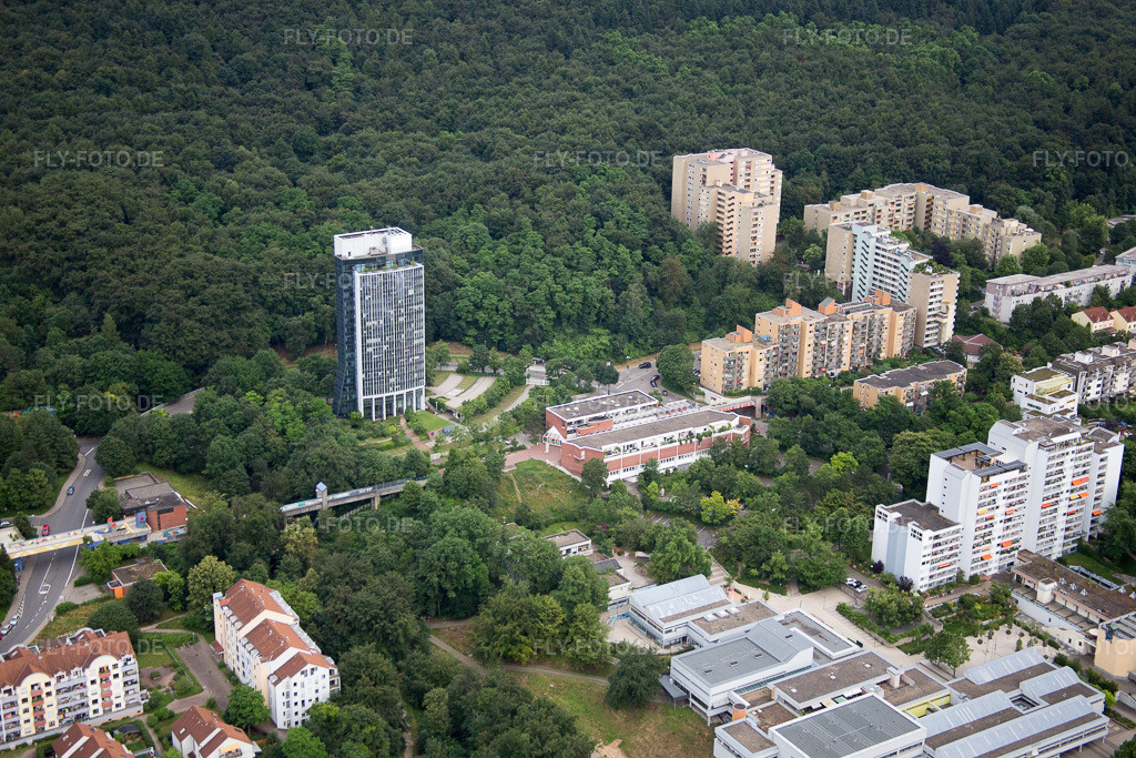 Luftbild: Sino German HiTech Park im Ortsteil Emmertsgrund in Heidelberg im Bundesland Baden-Württemberg in Deutschland. Foto: IMG_090856.jpg vom 04.07.2016 durch Werner Riehm/FLY-FOTO.de
