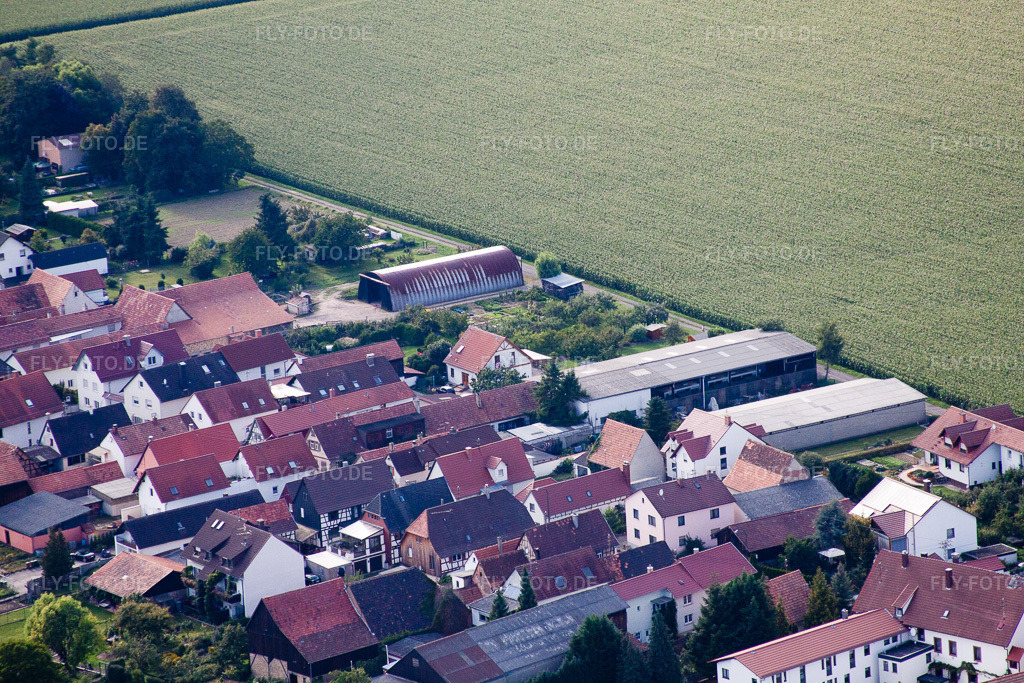 Luftbild: Saarstr in Kandel im Bundesland Rheinland-Pfalz in Deutschland. Foto: IMG_44014.jpg vom 17.08.2011 durch Werner Riehm/FLY-FOTO.de