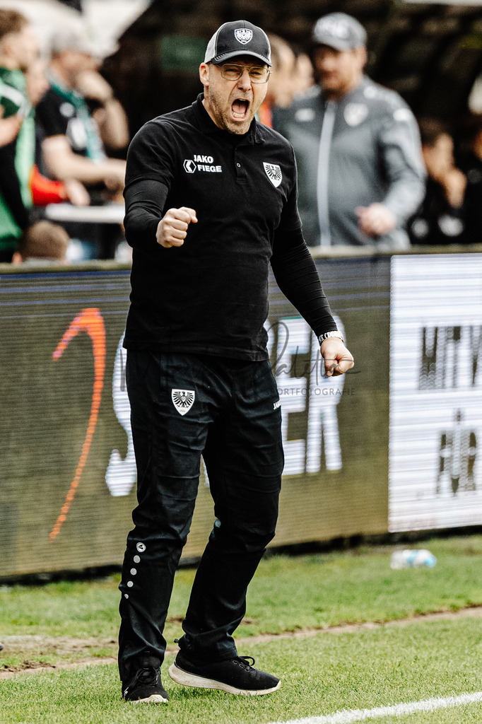 3. Liga, Saison 2023/24, 31. Spieltag: SC Preußen Münster - Dynamo Dresden | Münster, 30.03.2024: 3. Liga, 31. Spieltag, SC Preußen Münster gegen Dynamo Dresden im LVM-Preußenstadion in Münster. Foto: sportfotografie.ms | Markus Paletta - Realisiert mit Pictrs.com