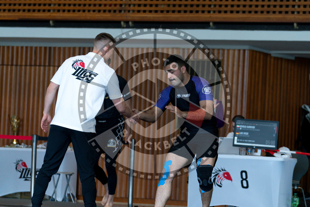 20240608PBB00806 | Fighters compete during the ILLCS VII summer edition luta livre competition in Hannover, Germany, on June 8, 2024.