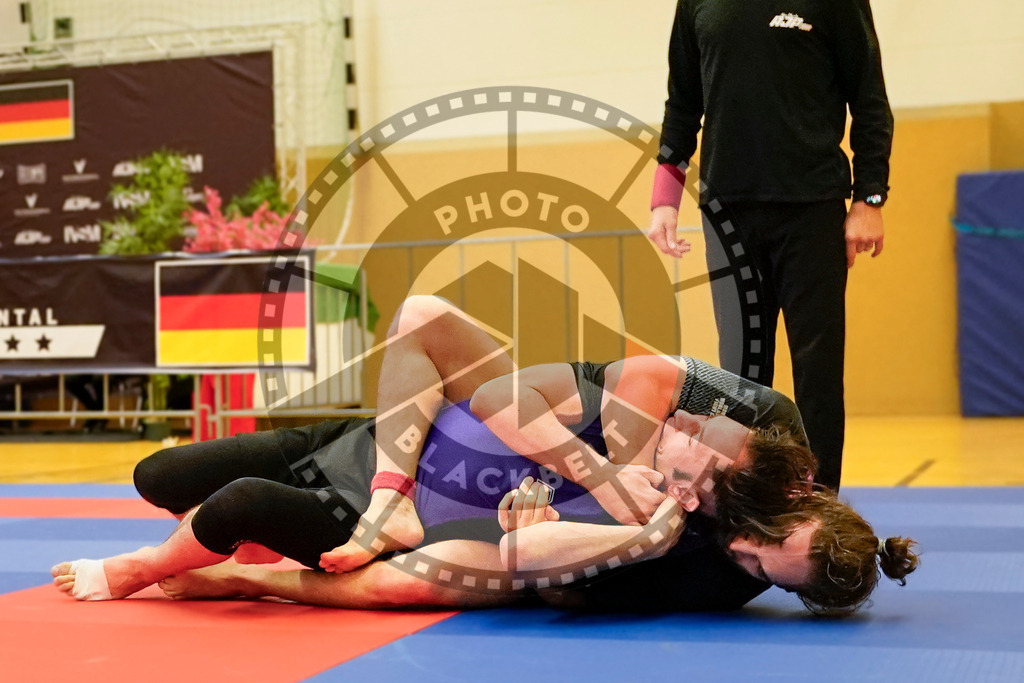 20240203PBB10015 | Fighters compete during the Brazilian Jiu-Jitsu Championship of the AJP Tour in Maintal by Frankfurt am Main, Germany, on February 2, 2024.