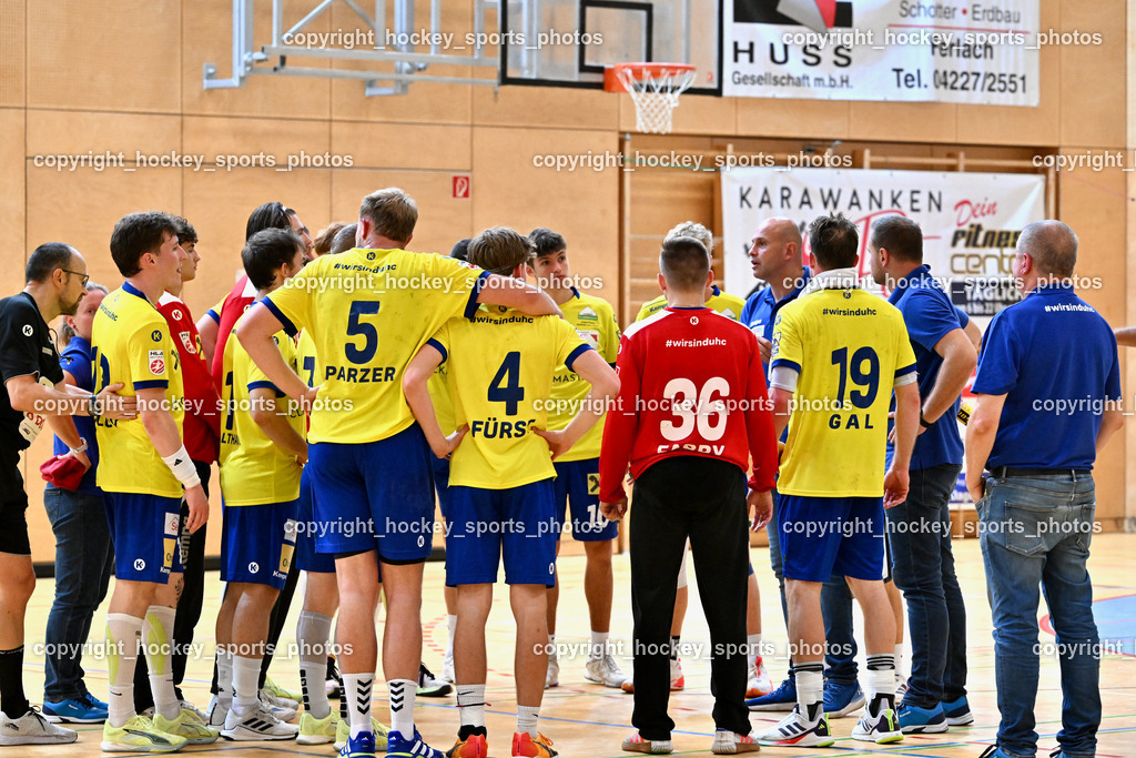 SC Ferlach vs. UHC Hollabrunn | UHC Hollabrunn Mannschaft, SC Ferlach vs. UHC Hollabrunn, SC Ferlach vs. UHC Hollabrunn am 20.09.2025 in Ferlach (Ballspielhalle Ferlach), Austria, (Photo by Bernd Stefan)