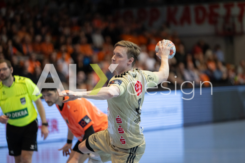 Handball I Herren I Saison 2025-2026 I EHF EUROPEAN LEAGUE 2025/26 | Men I Main Round I 2. Spieltag I Kadetten Schaffhausen - TSV Hannover-Burgdorf I 24.02.2026 | 17 August Baskar Pedersen (NO) (TSV Hannover-Burgdorf) – Flügel links - Realisiert mit Pictrs.com