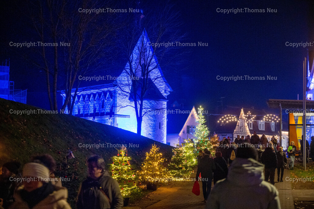 DSC_7557 | ble, 30.11.2024, Lorsch, Weihnachtsmarkt und Blaues Weihnachtswunder in der Stadt, , Bild: Thomas Neu