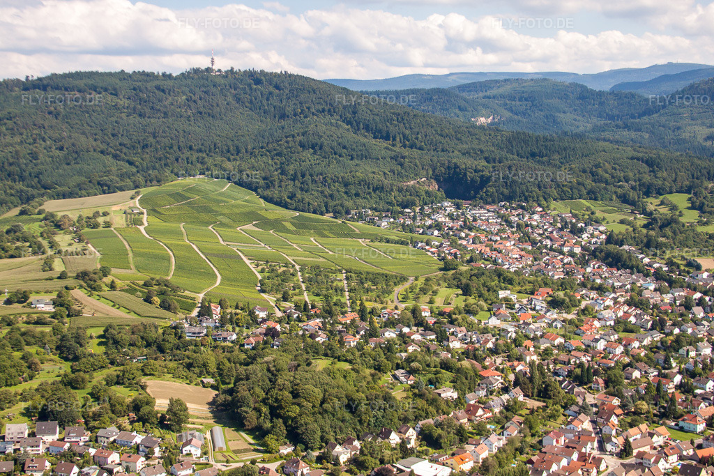 Luftbild: Vormberg in Sinzheim im Bundesland Baden-Württemberg in Deutschland. Foto: IMG_31265.jpg vom 09.08.2010 durch Werner Riehm/FLY-FOTO.de
