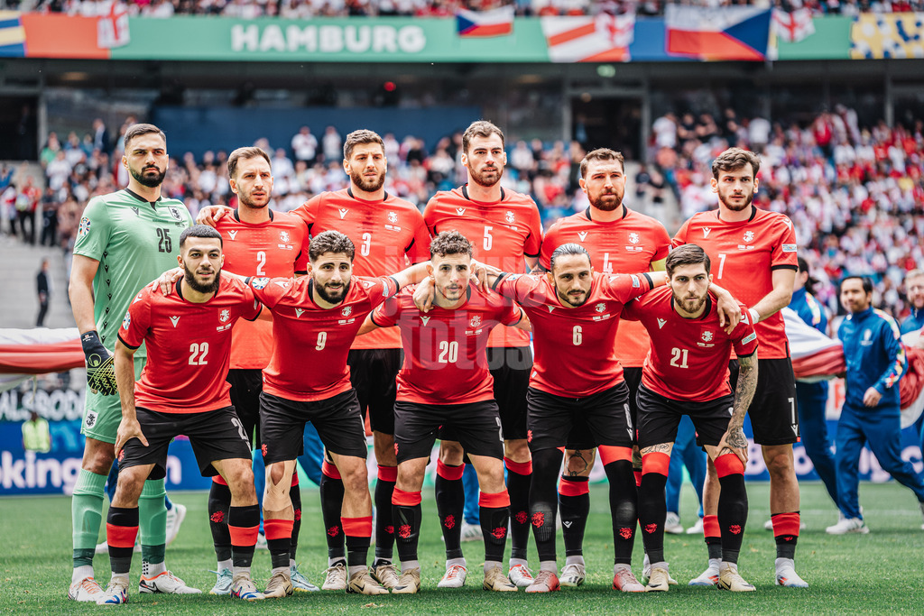 Fußball | Herren | UEFA-Fußball-Europameisterschaft 2024 | Gruppe B | Kroatien vs. Albanien | 19.06.2024 | Die Mannschaft von Georgien Teamfoto Mannschaftsfoto