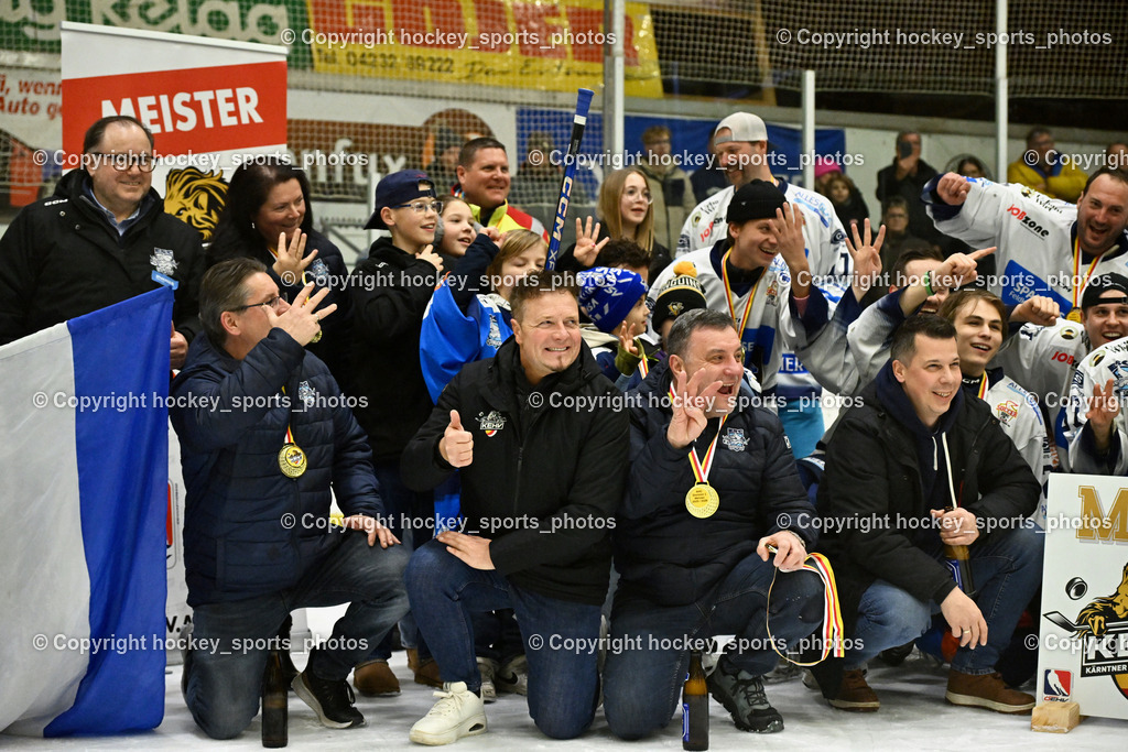 ESC Sparkasse Steindorf Meister 2025/26 | Meisterfoto ESC Steindorf 2025/26, ESC Sparkasse Steindorf Meister 2025/26, ESC Sparkasse Steindorf Meister 2025/26 am 08.03.2026 in Althofen (Stadthalle Althofen), Austria, (Photo by Bernd Stefan)