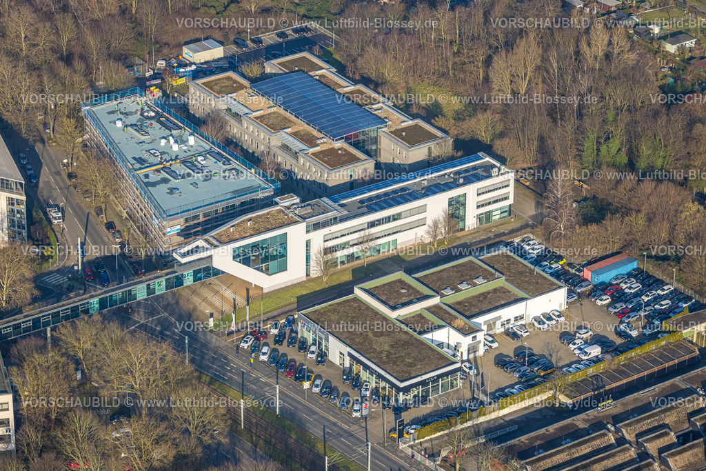 Essen260100990 | Luftbild, Ulrich Lorch Hotel, Arbeit und Bildung Essen GmbH - Standort Karolingerstraße Bildungseinrichtung, Motor Center Heinen GmbH Autohaus, Altenessen, Essen, Ruhrgebiet, Nordrhein-Westfalen, Deutschland