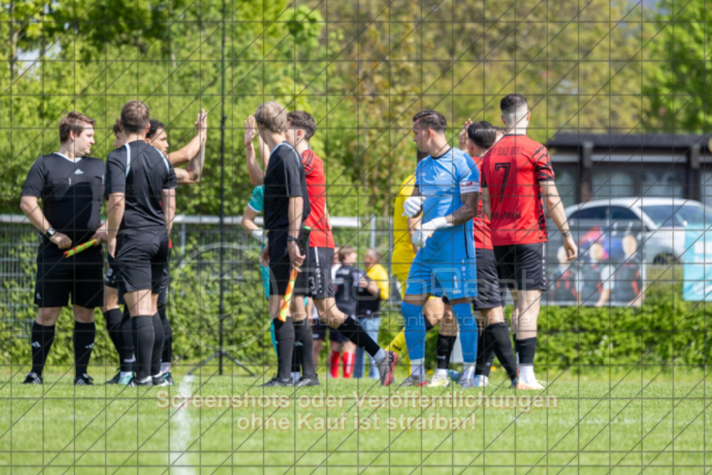 20250427_145939_0053 | #,TSV Bad Boll (rot) vs. SV Waldhausen (gelb), Fussball, Landesliga 2 - wfv, 24. Spieltag, Saison 2024/2025, Rasenplatz, Erlengarten 37, 73087 Bad Boll, 27.04.2025 - 15:00 Uhr,Foto: PhotoPeet-Sportfotografie/Peter Harich