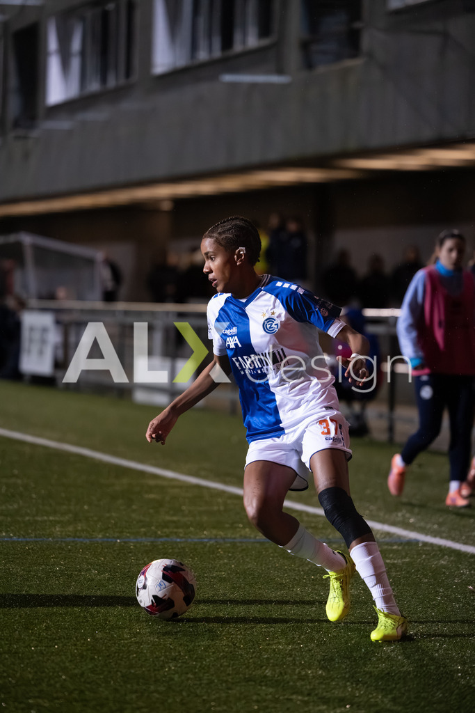 Fußball I Frauen I Saison 2025-2026 I AXA Women's Super League | Women I 14. Spieltag I Grasshoppers Club Zürich - FC Luzern I 14.02.2026 | 37 Sury Lamontana Charon (IT) (GC Zürich) – Angriff - Realisiert mit Pictrs.com