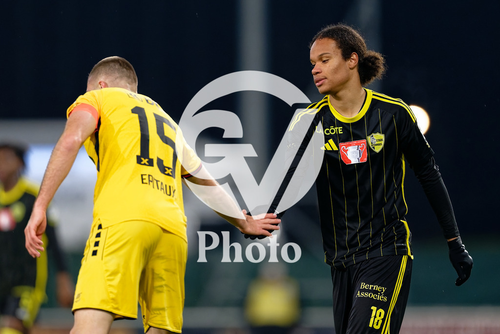 Coupe Suisse - 1/8 de finale - FC Stade Nyonnais v Neuchatel Xamax |  during the Coupe Suisse - 1/8 de finale match between FC Stade Nyonnais and Neuchatel Xamax at Centre sportif de Colovray in Nyon, Switzerland