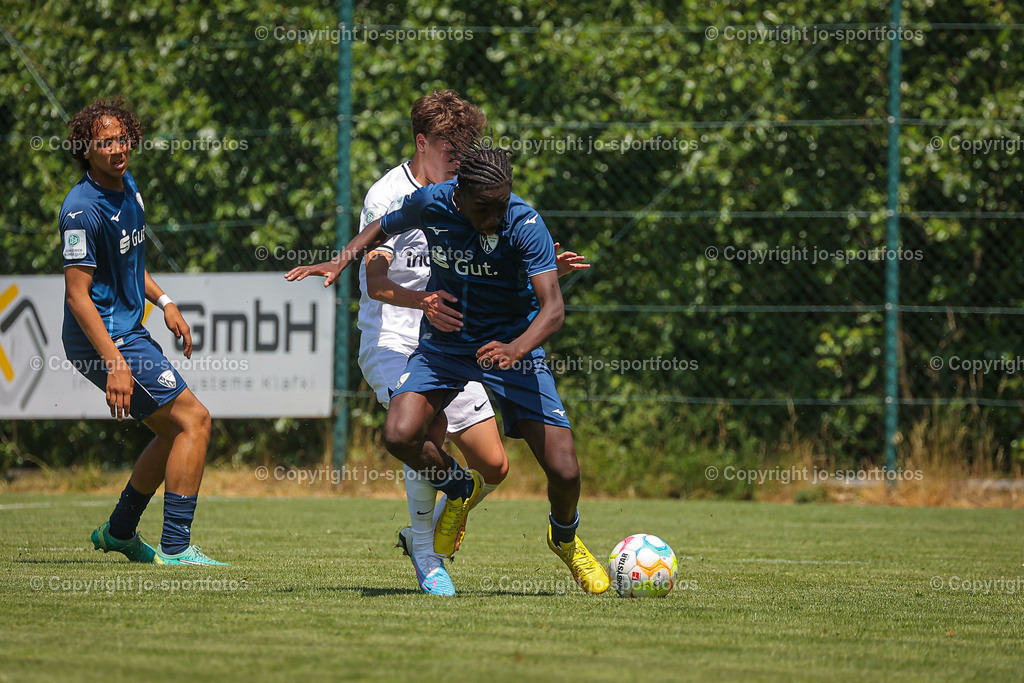 BQ3I5366 | 17.06.2023; Testspiel; Rasenplatz Offdilln; VfL Bochum U17 - Eintracht Frankfurt U17; Ergebnis: 3:1 (1:1)