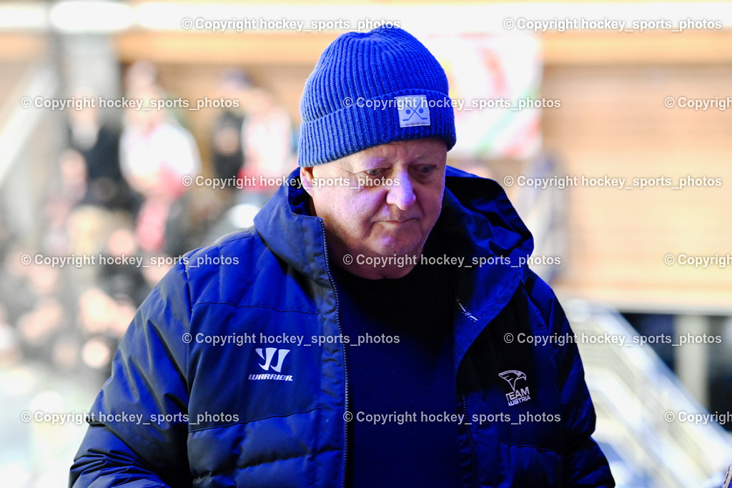 EC IDM WÄRMEPUMPEN VSV vs. HCB Südtirol Alperia | Präsident ÖEHV Klaus Hartmann, EC IDM WÄRMEPUMPEN VSV vs. HCB Südtirol Alperia, EC IDM WÄRMEPUMPEN VSV vs. HCB Südtirol Alperia am 28.12.2025 in Villach (Stadthalle Villach), Austria, (Photo by Bernd Stefan)