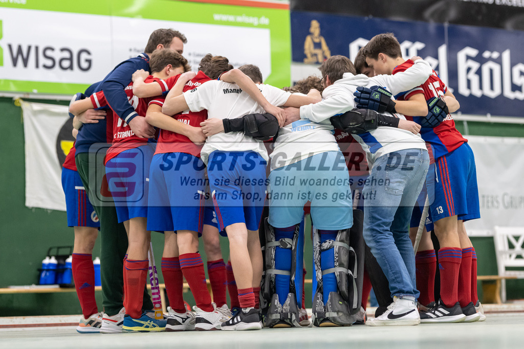 SFE_20230304_0001 | Deutsche Meisterschaft Männliche U16 Halle 2023 am 04.03.2023 in Köln (KTHC Stadion Rot-Weiss Köln Tennis and Hockey Club), Photo: Stephan Fehrmann 2022 (Sports-Gallery)