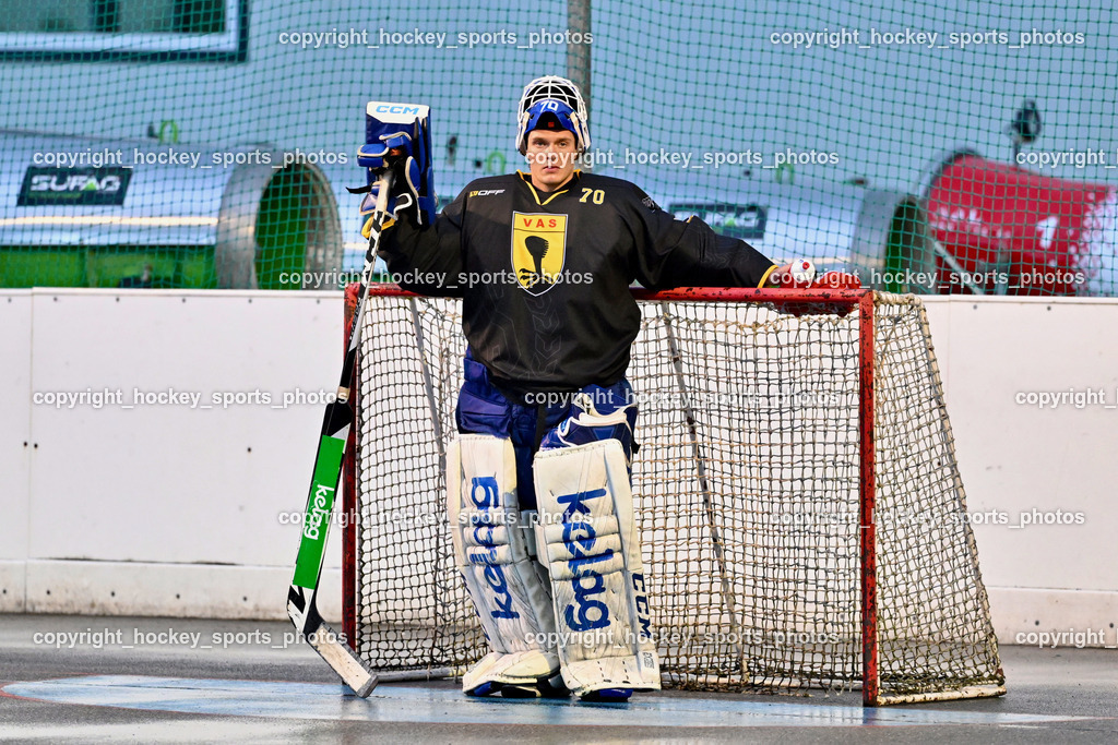 VAS Ballhockey Villach vs. ASKÖ Villach Ballhockey | #70 Moser Lukas, VAS Ballhockey Villach vs. ASKÖ Villach Ballhockey, VAS Ballhockey Villach vs. ASKÖ Villach Ballhockey am 28.05.2025 in Villach (Alpen Arena ), Austria, (Photo by Bernd Stefan)