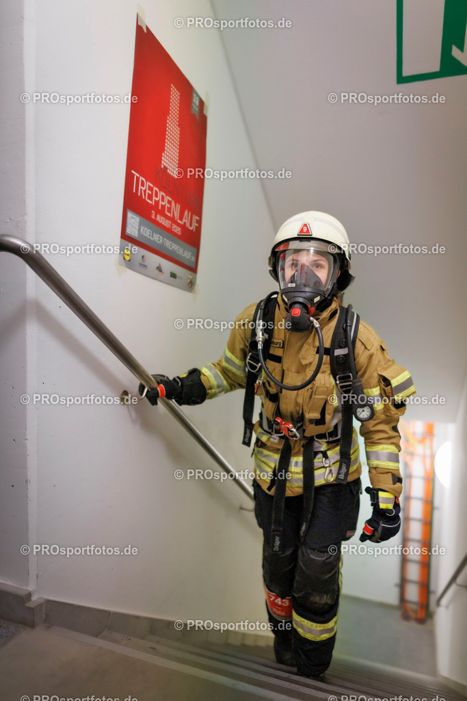 KölnTurm Treppenlauf; Köln, 03.08.2025 | Impressionen vom KölnTurm Treppenlauf am 03.08.2025 in Köln (Nordrhein-Westfalen). 