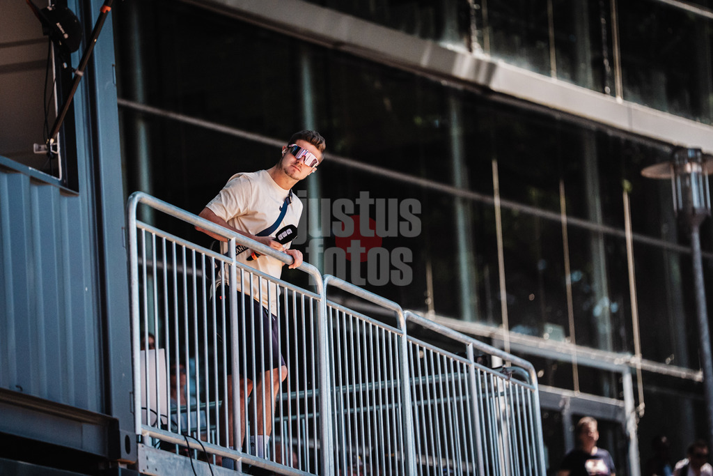 Beachvolleyball | Männer | Allianz German Beach Tour 2025 | Tourstop Düsseldorf | 11.05.2025 | Moderator Bengt Kunkel