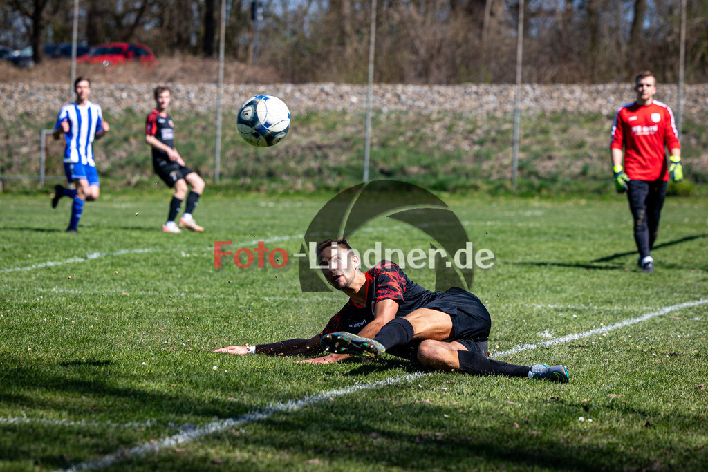 SV Unterhausen gegen FSV Höhenrain II | Fußball A-Klasse Herren Oberbayern Zugspitze Gruppe 5 2025/26, SV Unterhausen gegen FSV Höhenrain II, 20250406,Julian BITTNER (SV Unterhausen 9) in Aktion,2025-04-06 in Unterhausen (Sportplatz Unterhausen), Julian BITTNER (SV Unterhausen 9)Copyright: WolfgangxLindner www.foto-lindner.de