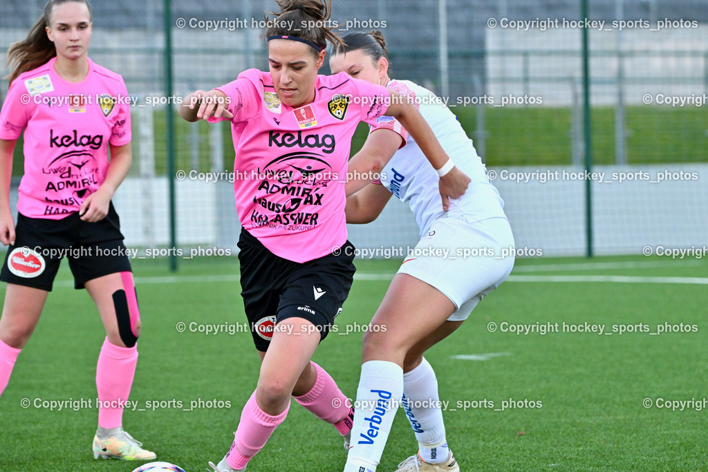 Liwodruck Carinthians Hornets vs. FK Austria Wien Frauen 19.11.2023 | #15 Marie Sophie Klocker, #9 Alisa Ziletkina