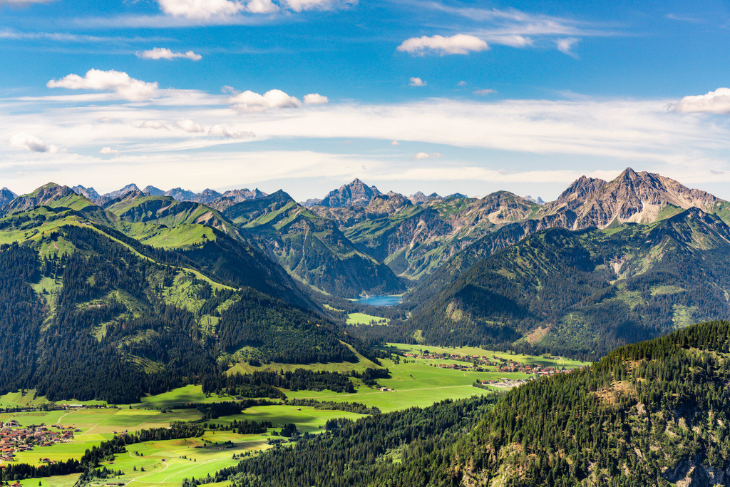 Blick auf den Vilsalpsee | Michael Helmer - Allgäu Bilder auf Leinwand bestellen