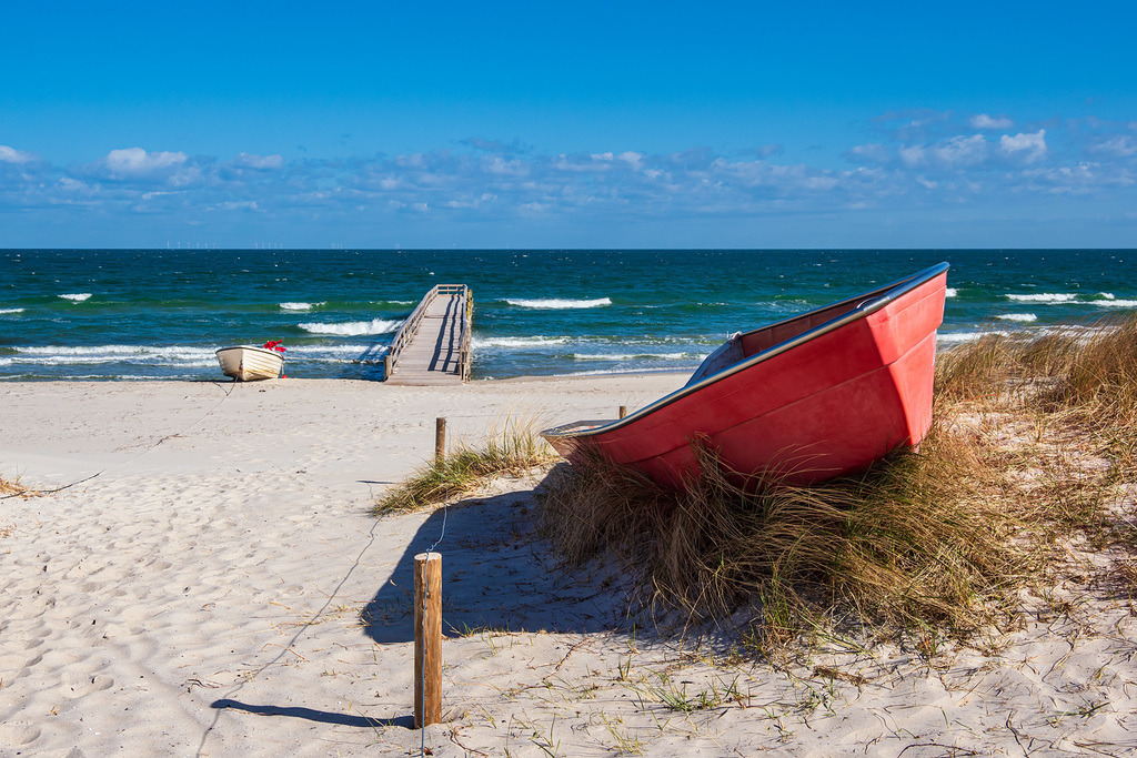 Fischerboote an der Ostseeküste bei Zingst auf dem Fischland-Darß | Fischerboote an der Ostseeküste bei Zingst auf dem Fischland-Darß.